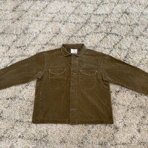 Olderbrother Corduroy Cruiser Jacket - Chaga Green